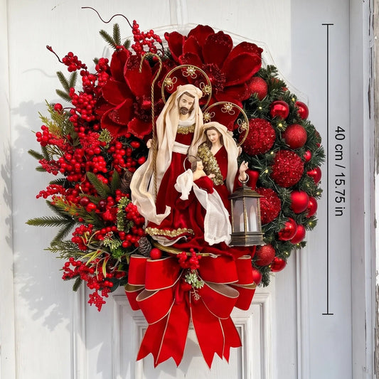 Jesus Wreath™ – Holy Family Christmas/Nativity Wreath