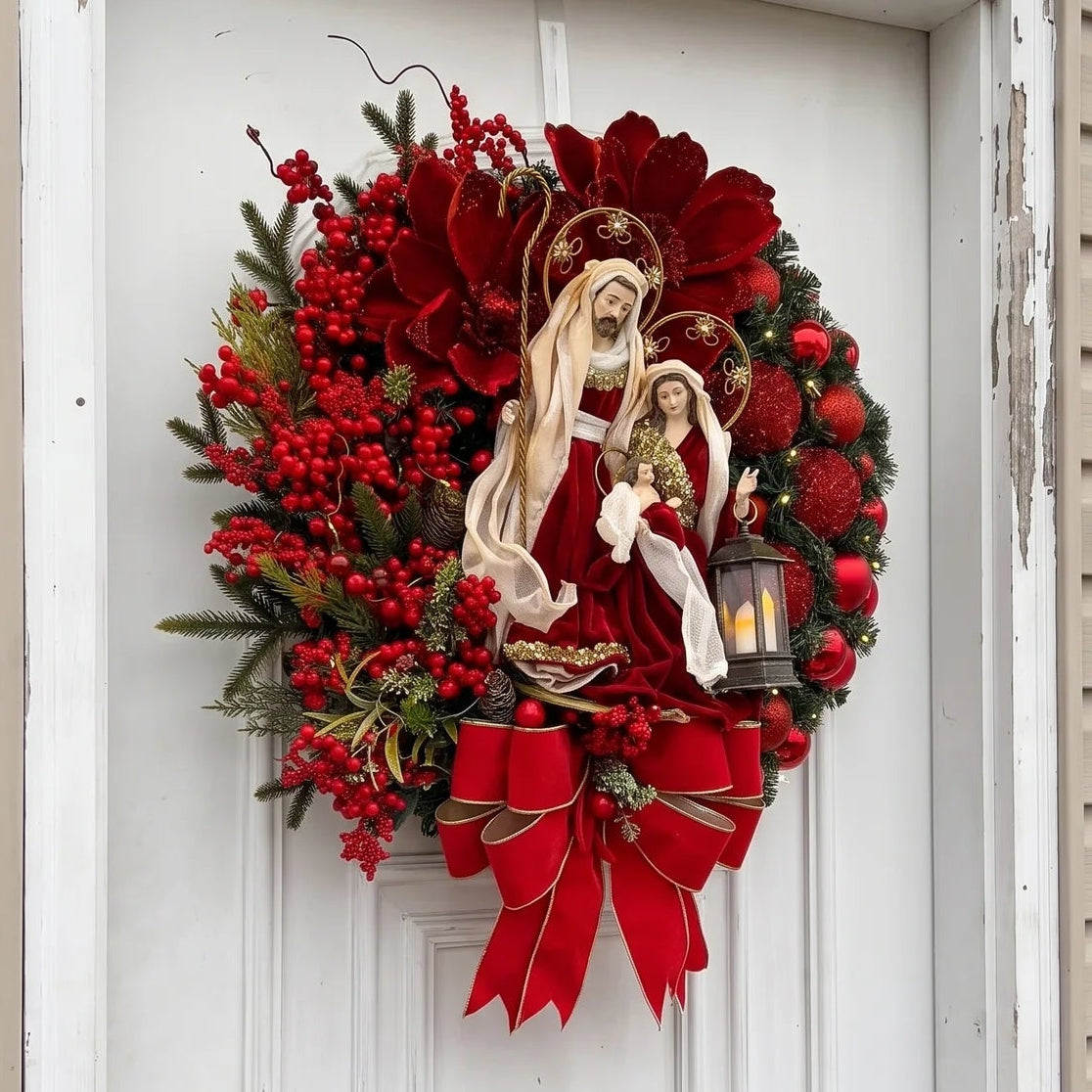 Jesus Wreath™ – Holy Family Christmas/Nativity Wreath