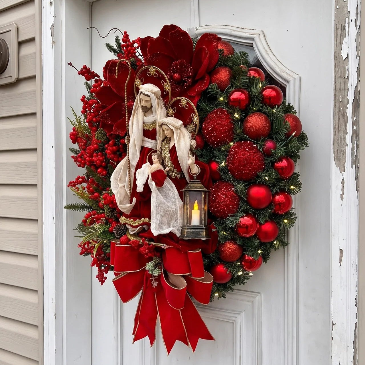 Jesus Wreath™ – Holy Family Christmas/Nativity Wreath